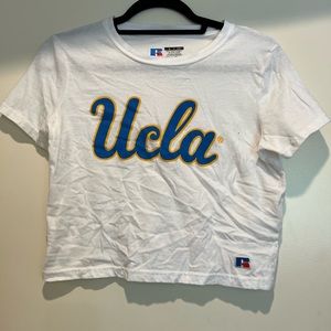 UCLA crop top tee